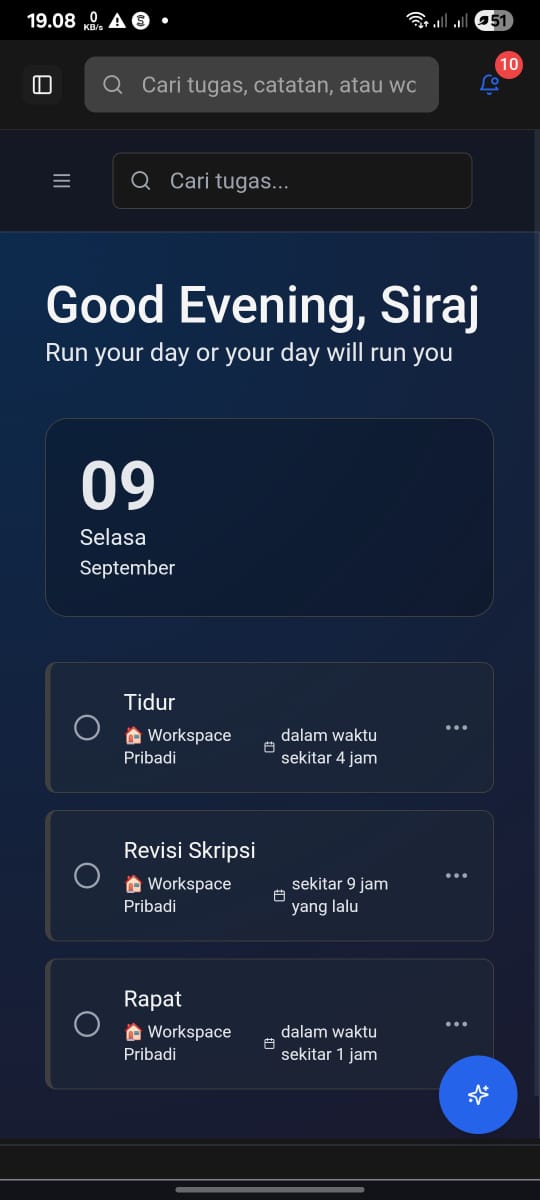 Manajemen Tugas Mobile